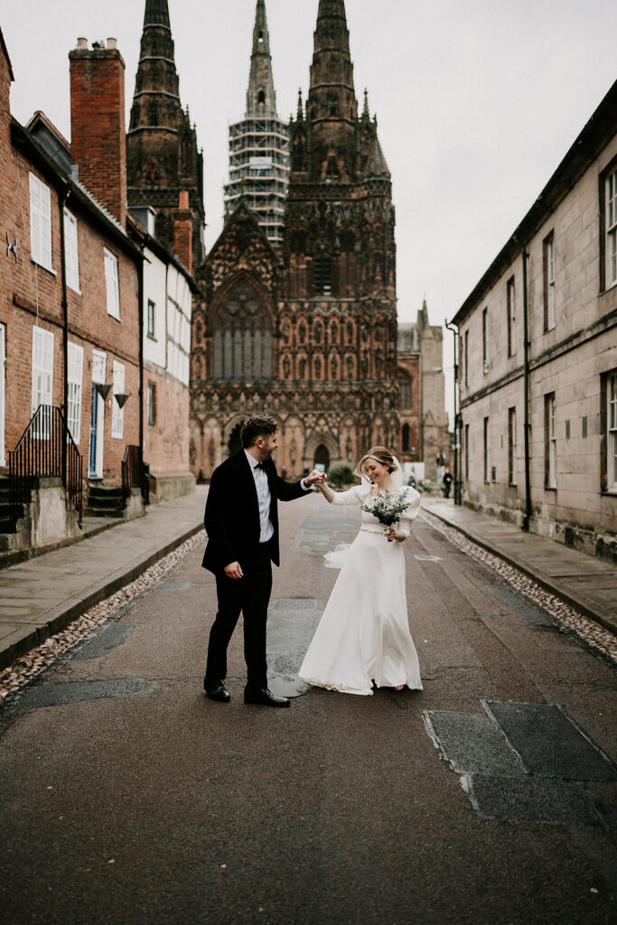 A Relaxed Micro Wedding at Lichfield registry office & cathedral