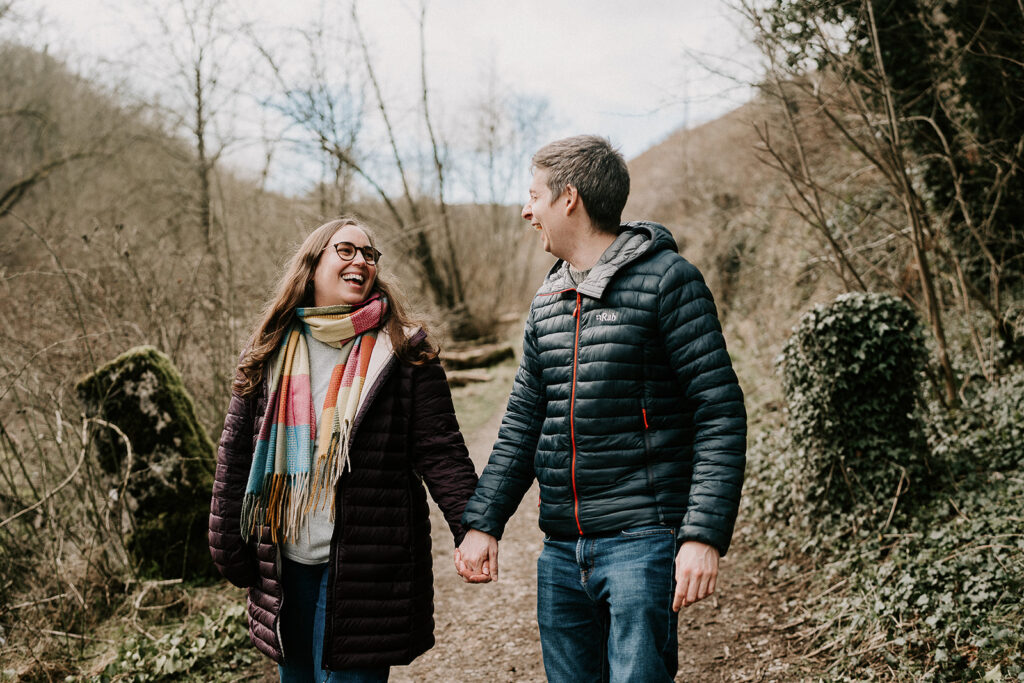 Emma & Cai's Spring  Engagement Shoot at Lathkill Dale, Derbyshire