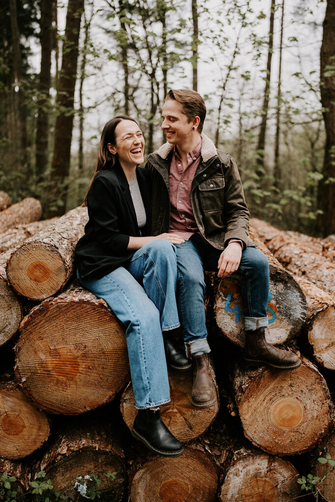 A Relaxed Nottingham Woodland Engagement shoot - Blidworth Woods