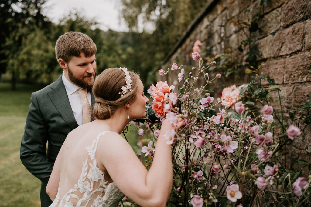  Bride & Groom at Oakhill Cromford wedding venue