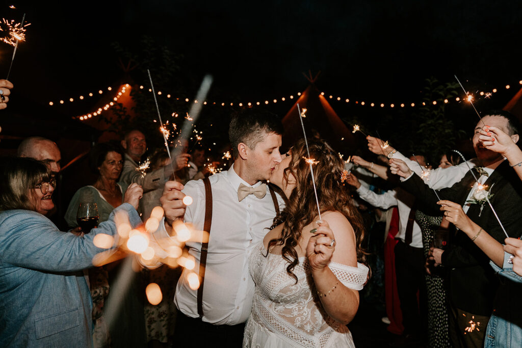 Sparklers at Royle Forest weddings