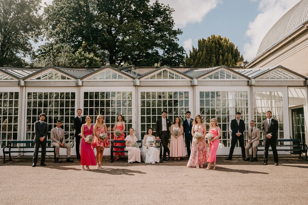 Wedding Party at Sheffield Botanical Gardens | Mirl & Co